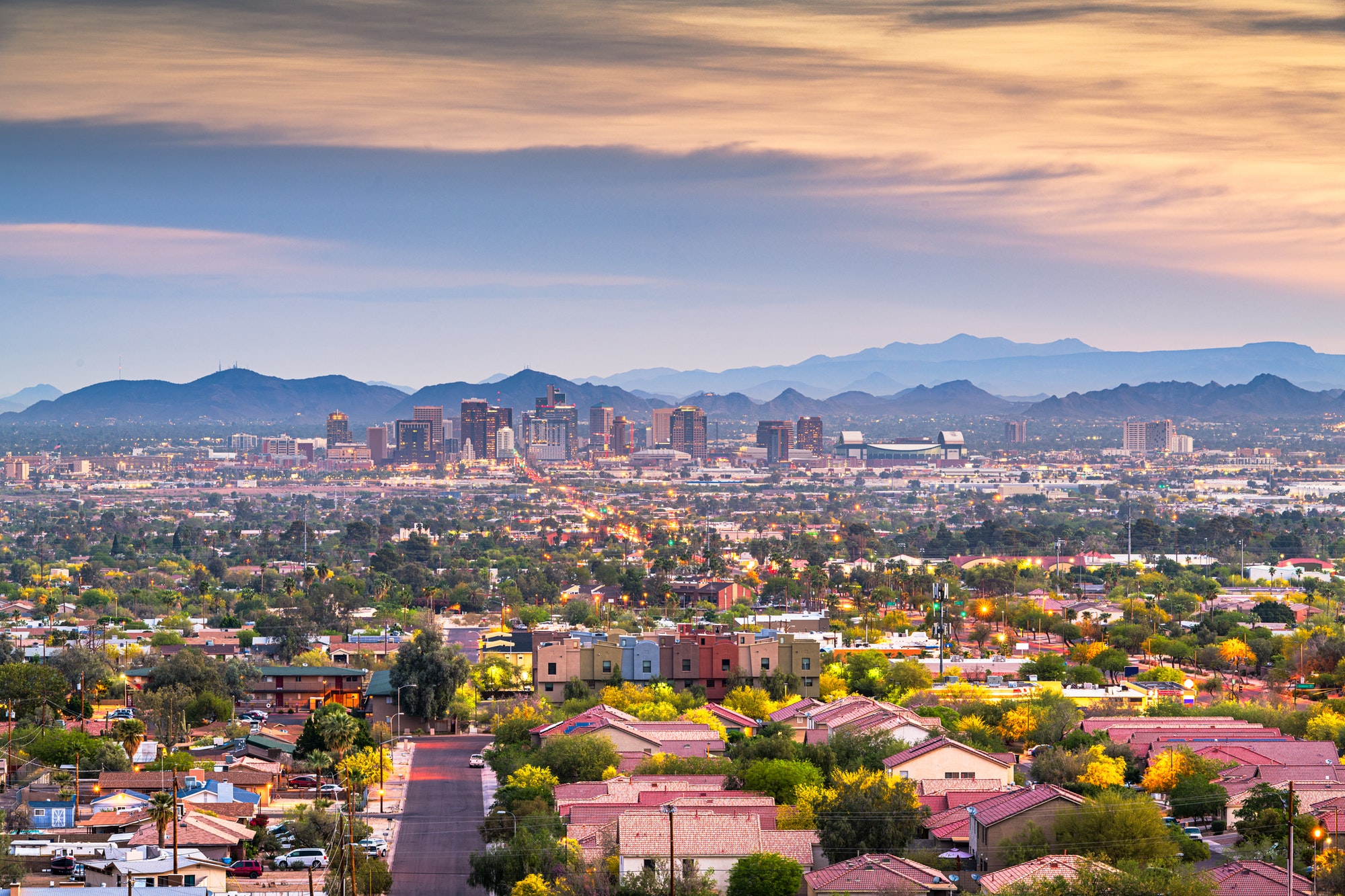 Phoenix, Arizona, USA Cityscape